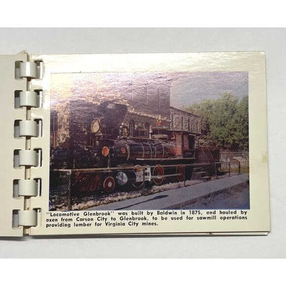 Historic Virginia City Souvenir Mini Photo Book Nevada Kodachrome Repros - Picture 9 of 11